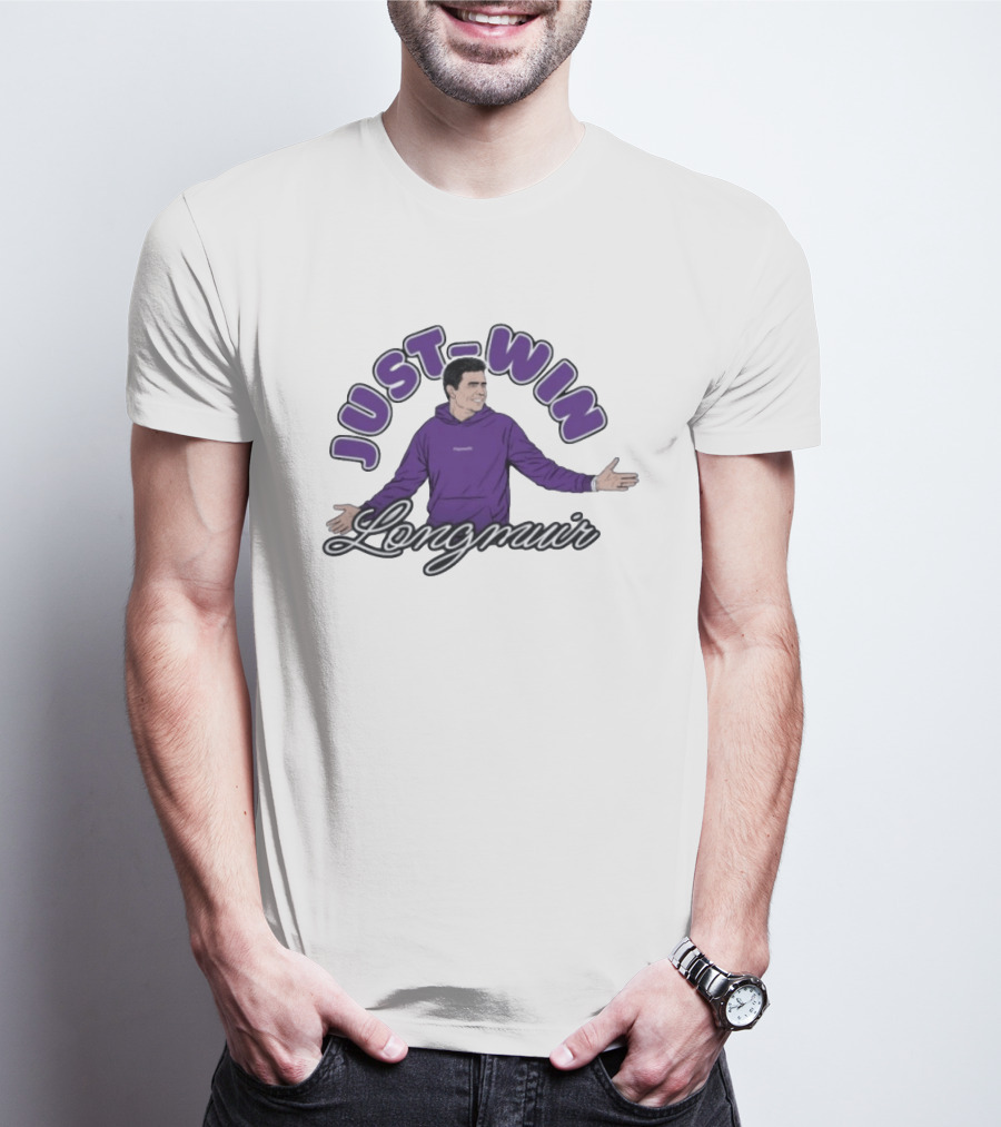 Just Win Justin Longmuir Fremantle Dockers Coach Embrace T-Shirt
