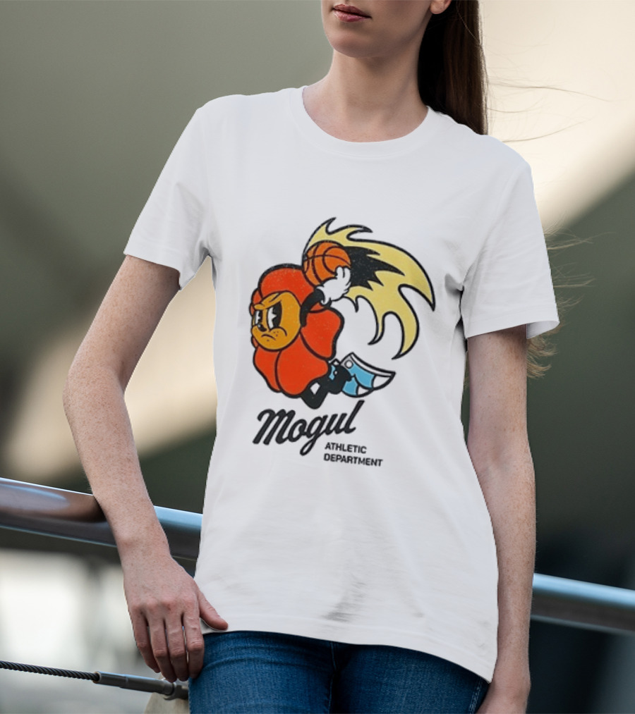 Mogul Athletic Department Dunking Character Basketball T-Shirt