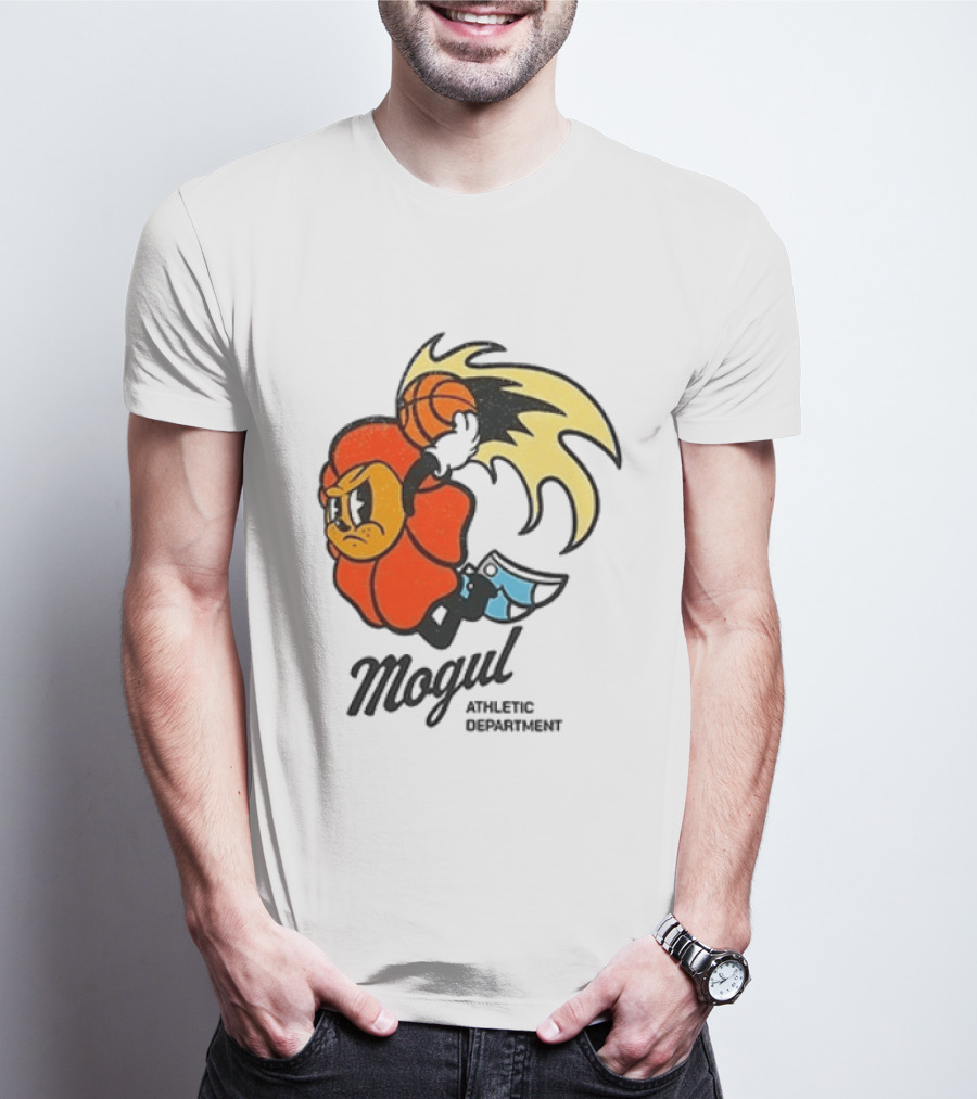 Mogul Athletic Department Dunking Character Basketball T-Shirt