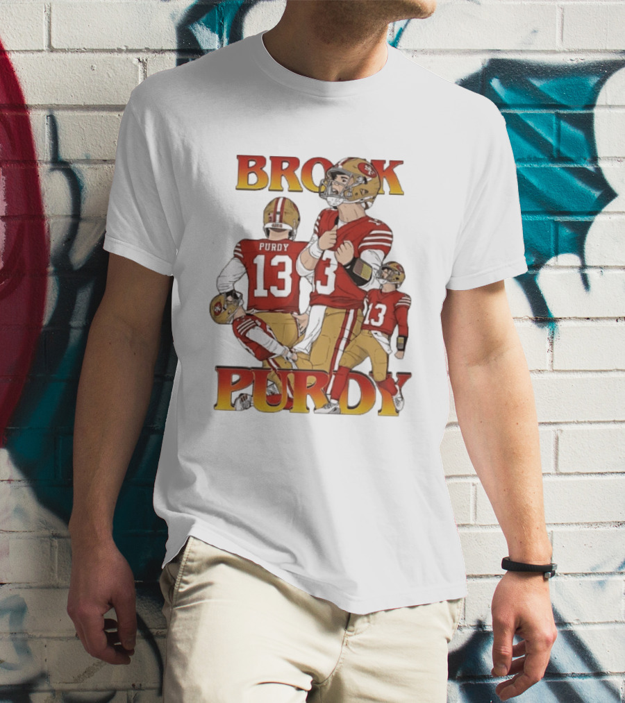 Brock Purdy San Francisco 49ers Number 13 Quarterback Football Player T-Shirt