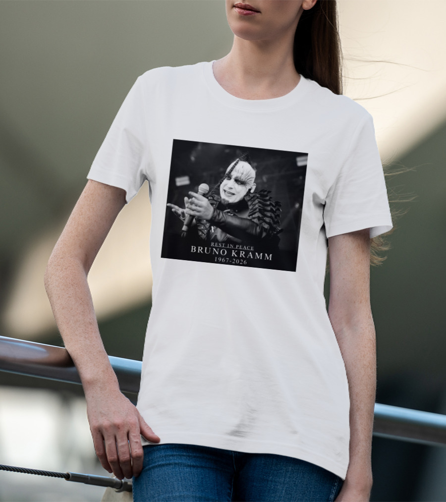 Rest In Peace Bruno Kramm 1967 2026 Musician Tribute Memorial T-Shirt