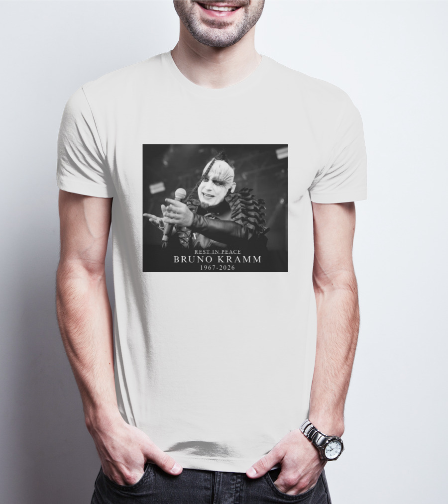 Rest In Peace Bruno Kramm 1967 2026 Musician Tribute Memorial T-Shirt