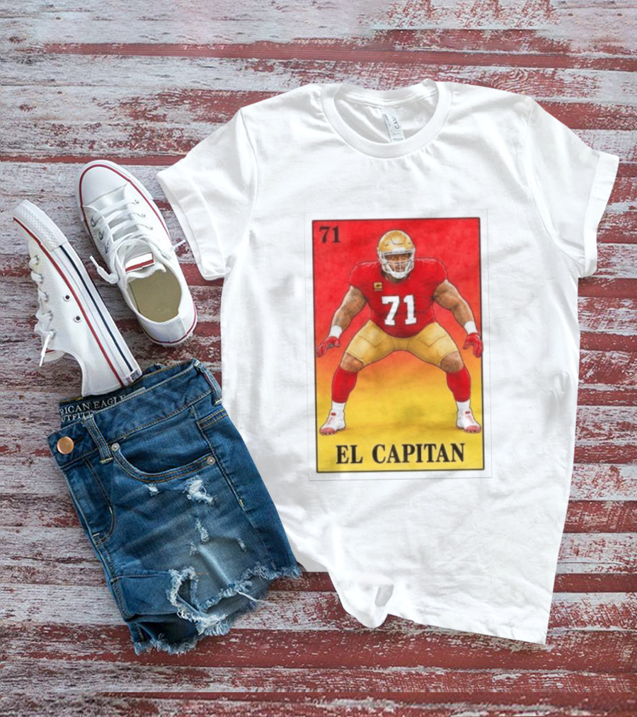 San Francisco 49ers 71 El Capitan Loteria Card NFL Football T-Shirt