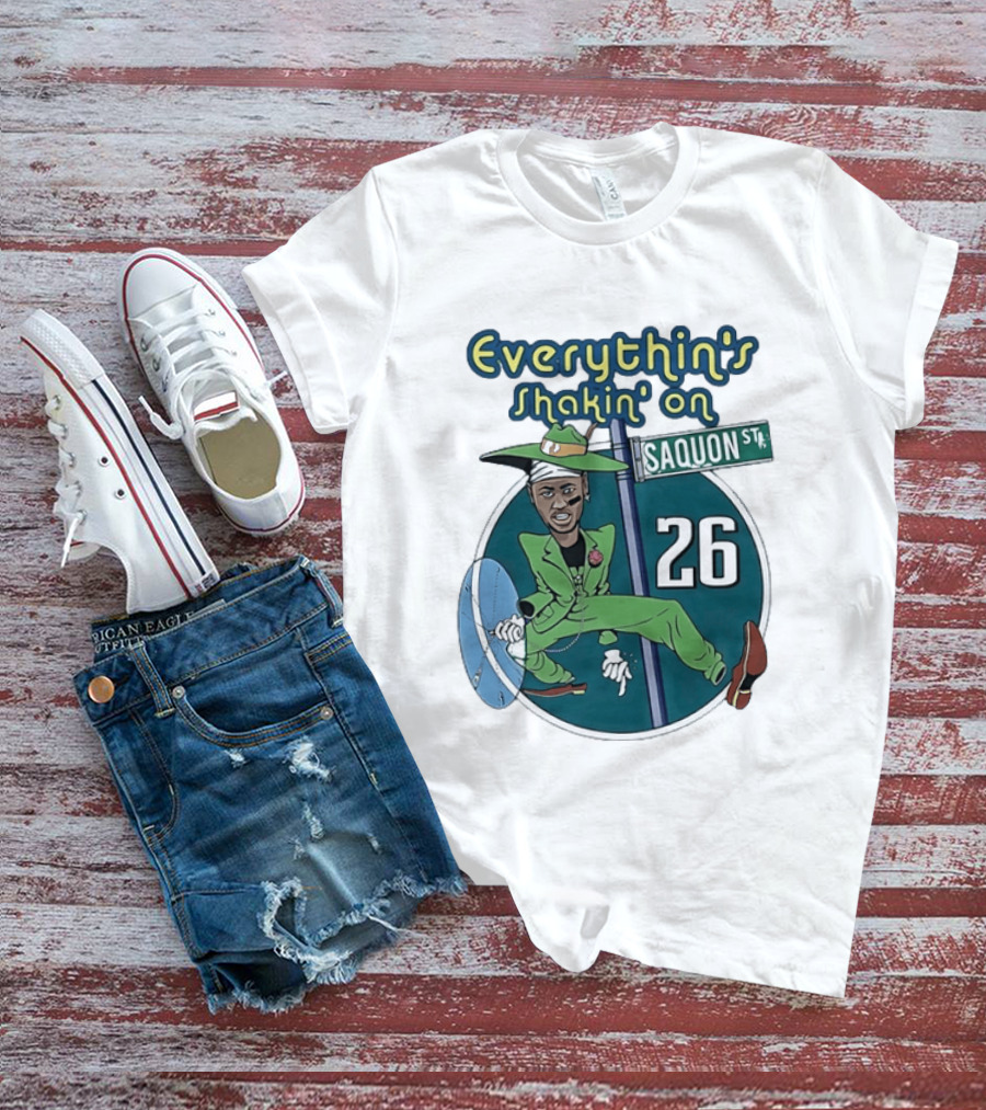 Saquon Barkley Everythin's Shakin' On Saquon St 26 T-Shirt