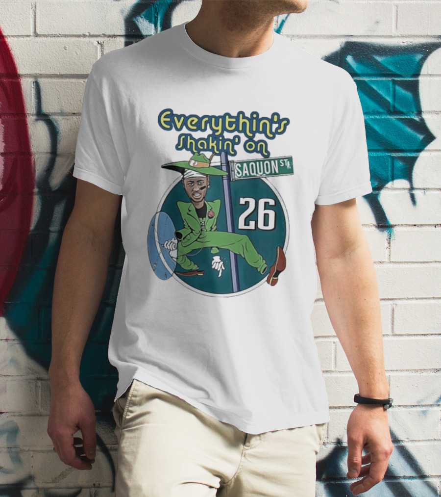 Saquon Barkley Everythin's Shakin' On Saquon St 26 T-Shirt