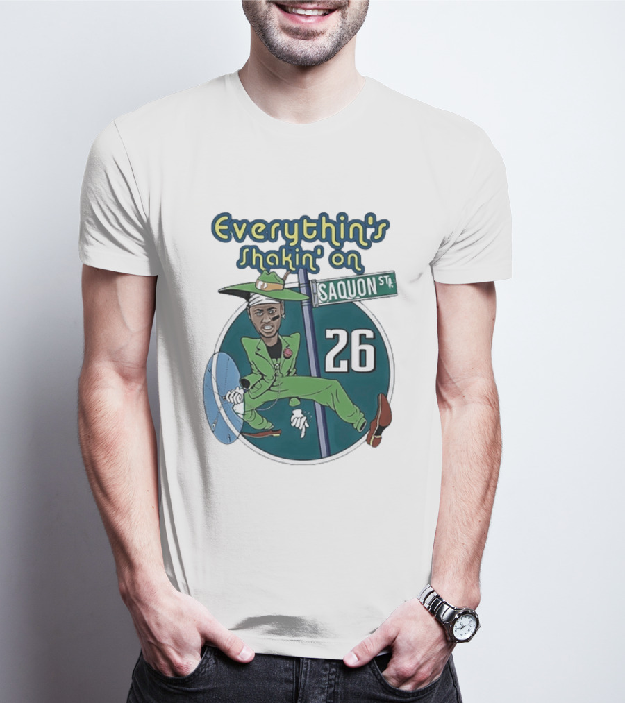 Saquon Barkley Everythin's Shakin' On Saquon St 26 T-Shirt