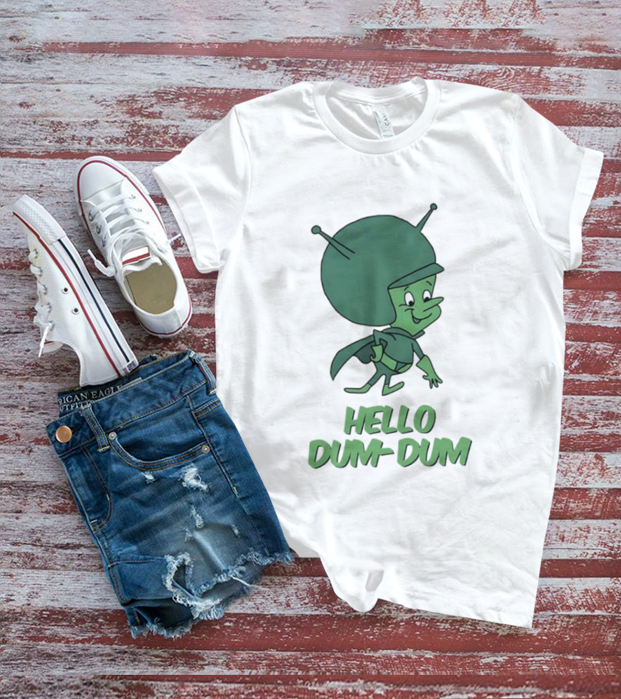 The Great Gazoo Hello Dum Dum Catchphrase The Flintstones Alien T-Shirt