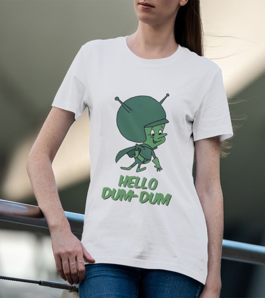The Great Gazoo Hello Dum Dum Catchphrase The Flintstones Alien T-Shirt