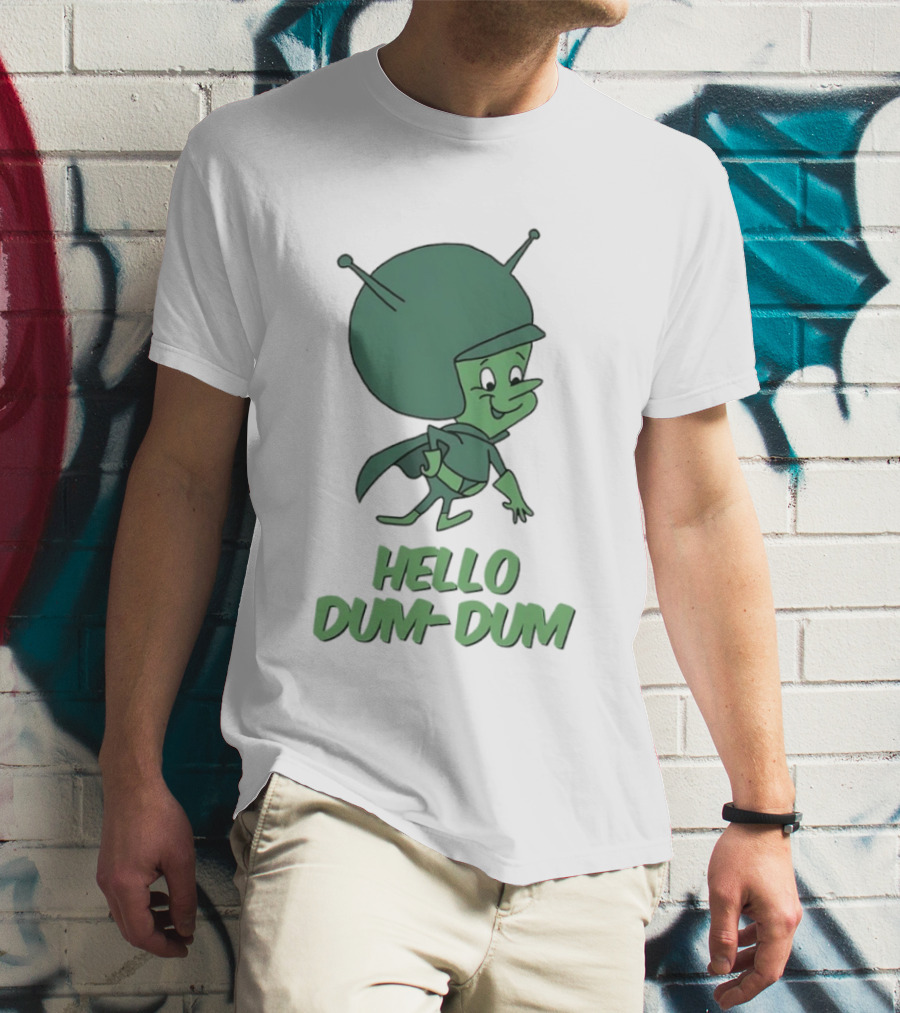 The Great Gazoo Hello Dum Dum Catchphrase The Flintstones Alien T-Shirt