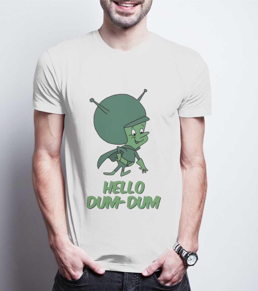 The Great Gazoo Hello Dum Dum Catchphrase The Flintstones Alien T-Shirt