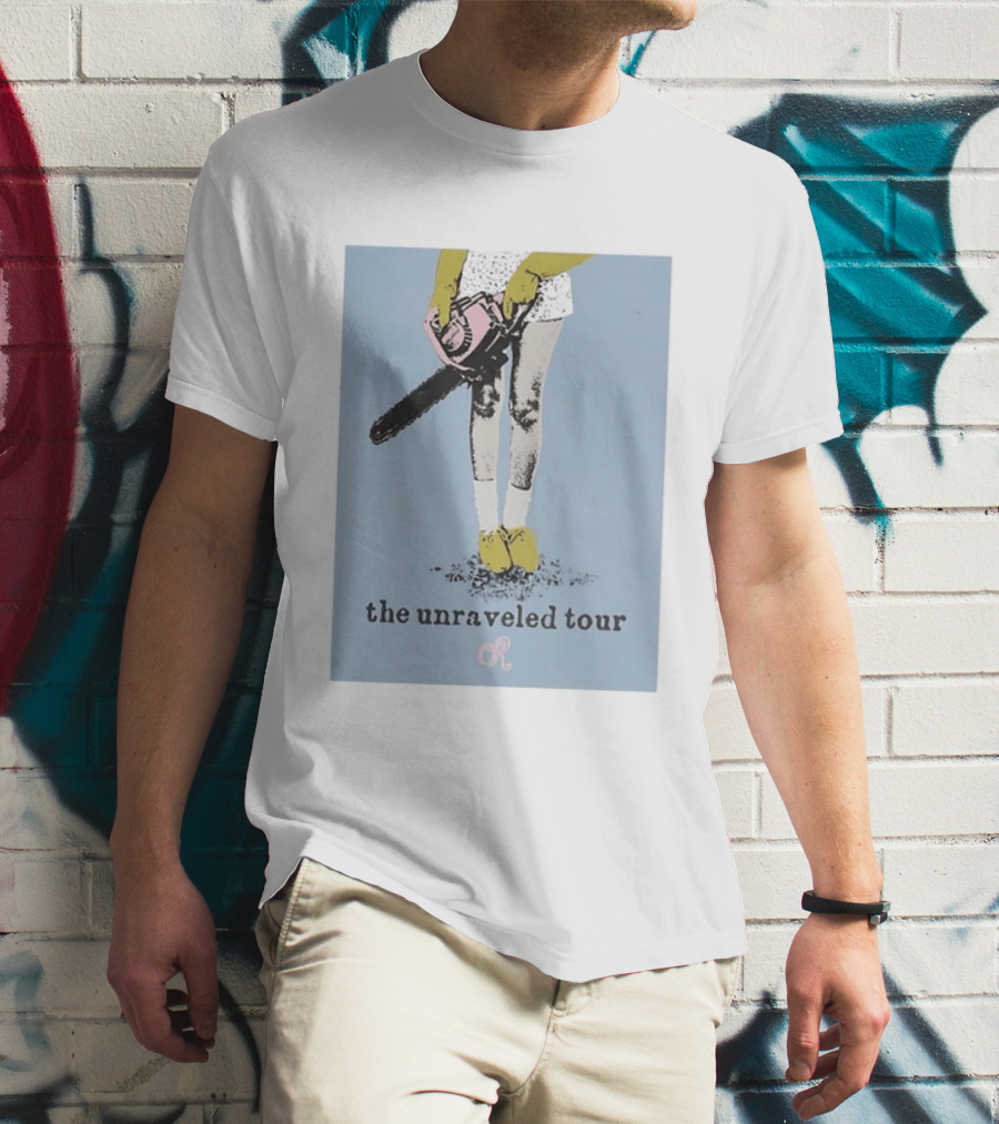 The Unraveled Tour Chainsaw Illustration OR OR Concert Music T-Shirt