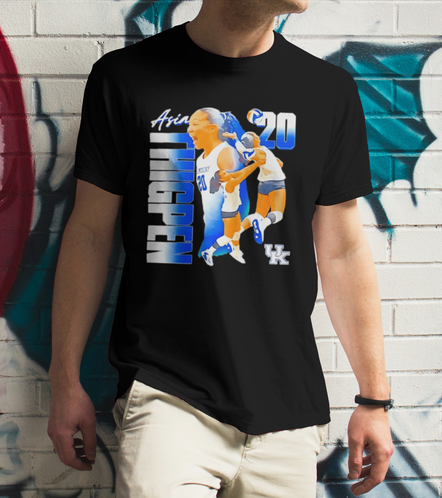 Asia Thigpen Kentucky Volleyball 20 UK Wildcats T-Shirt