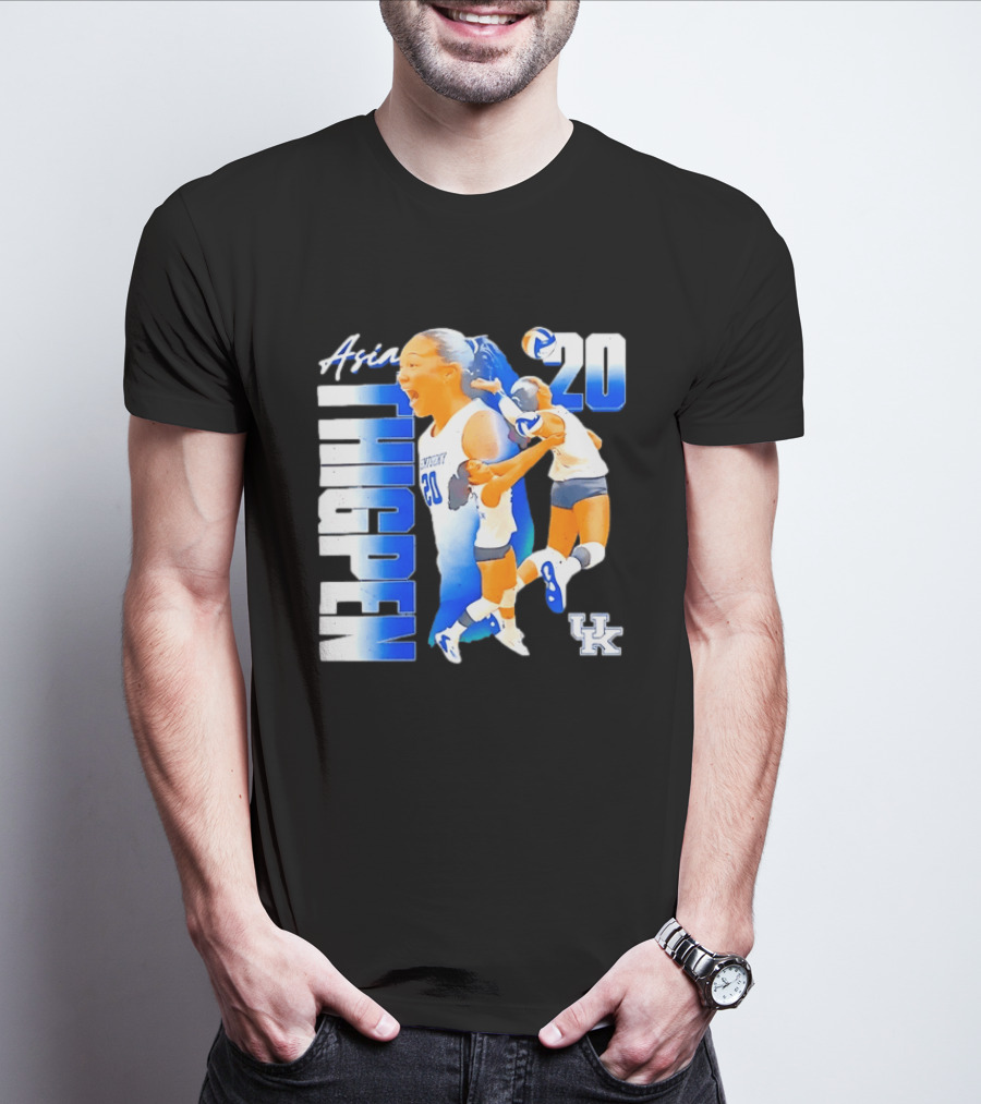 Asia Thigpen Kentucky Volleyball 20 UK Wildcats T-Shirt