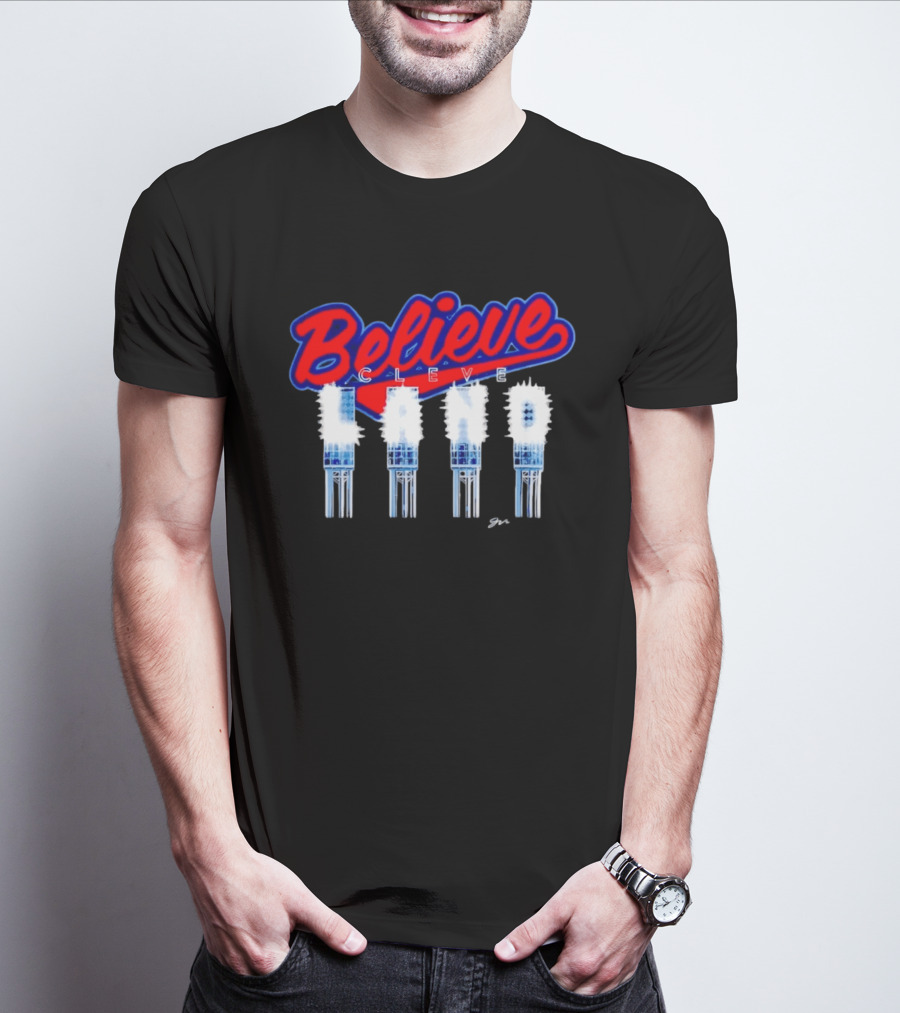 Believe Cleveland Ohio City Lights Sports T-Shirt