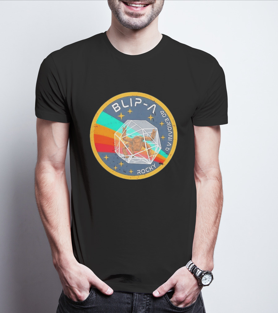 Blip A 40 Eridani A B Rocky Project Hail Mary Distressed Retro Astronaut T-Shirt