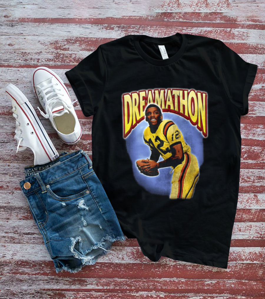 Doug Williams Dreamathon Black Knights 12 Throwing Football T-Shirt