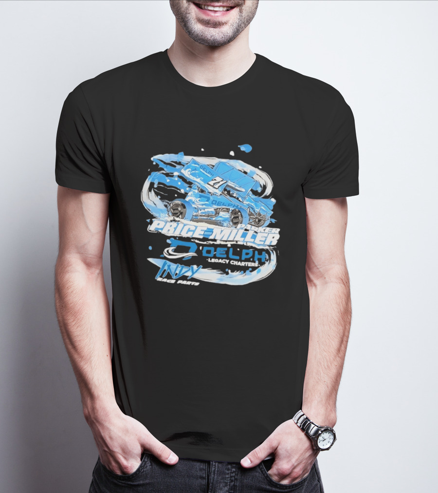Parker Price Miller Delph Legacy Charters 21 Indy Race Parts Sprint Car T-Shirt