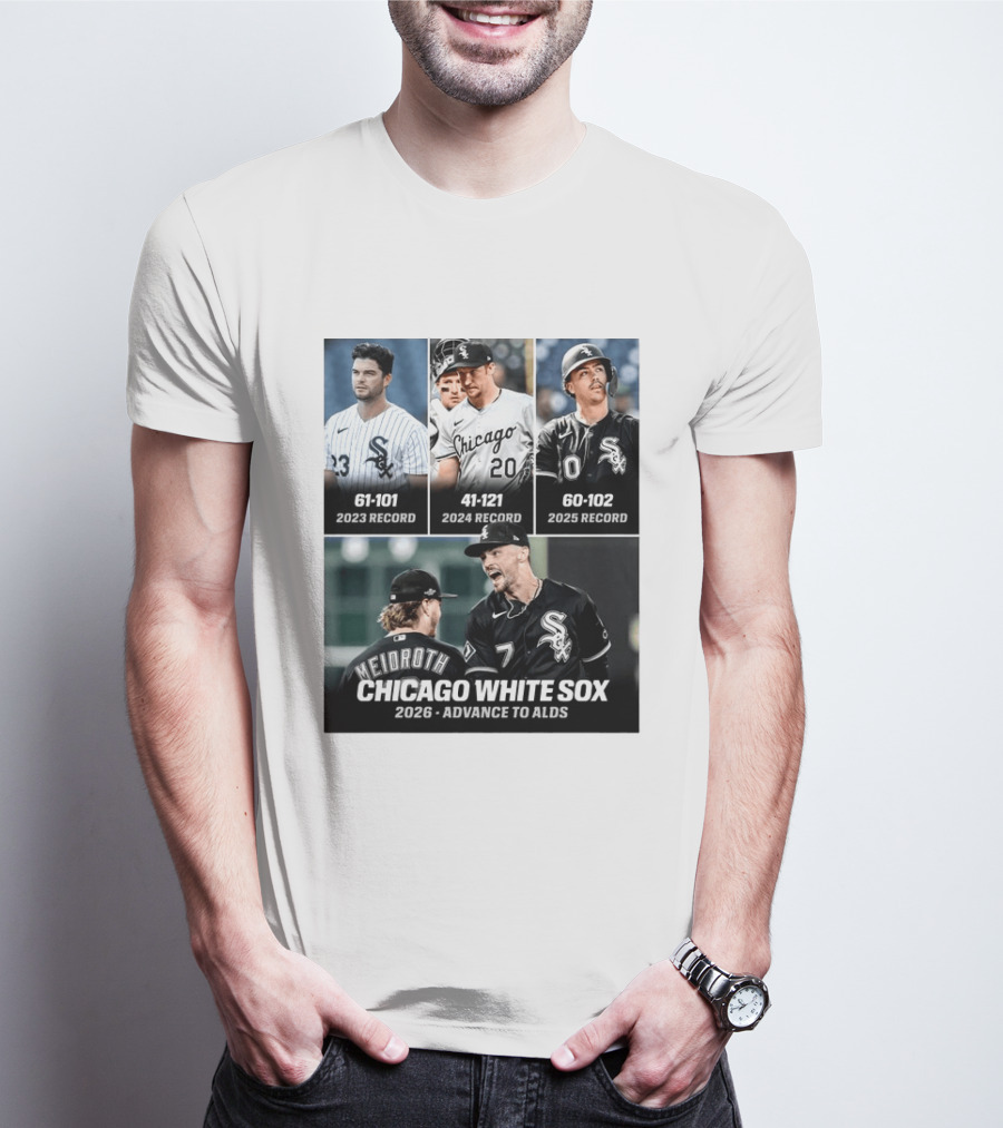 Chicago White Sox 2026 Journey From 61 101 Record To ALDS Triumph T-Shirt