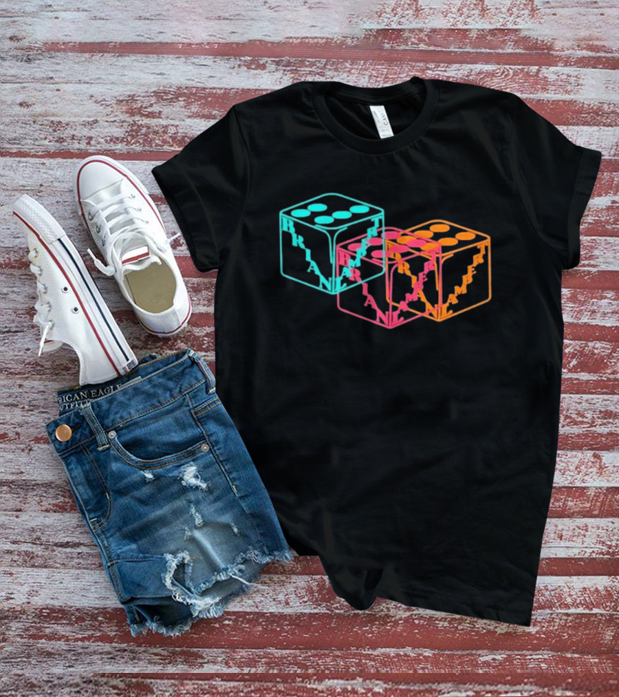 Green Bay Packers Lambert Fiesta Dice Neon Dice T-Shirt