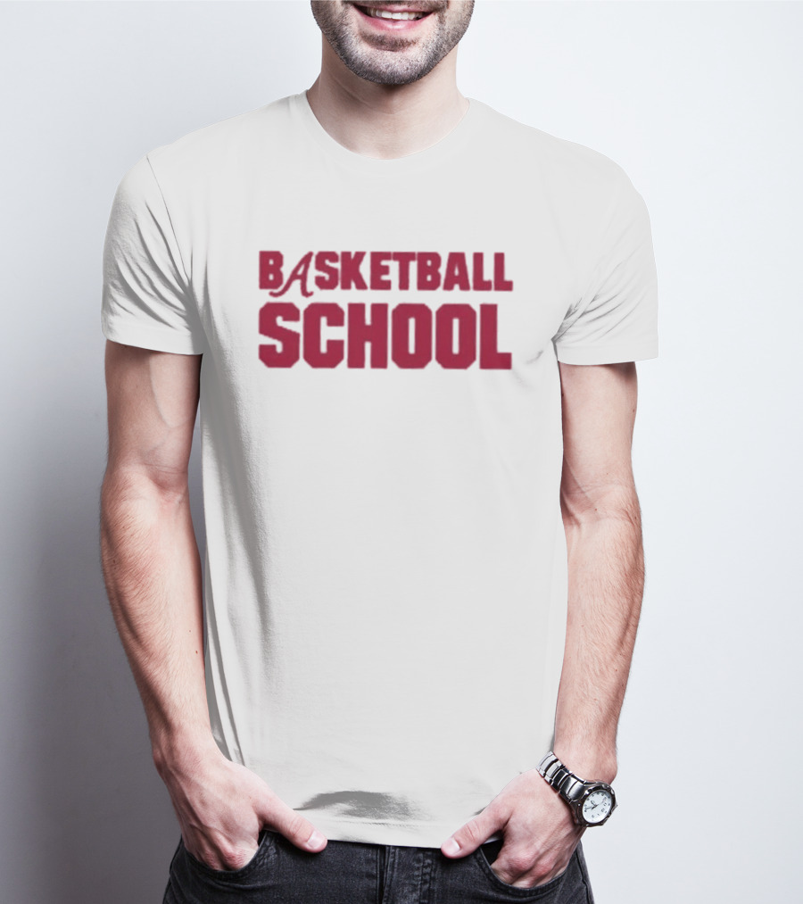 Alabama Crimson Tide Basketball School Basketball School T-Shirt
