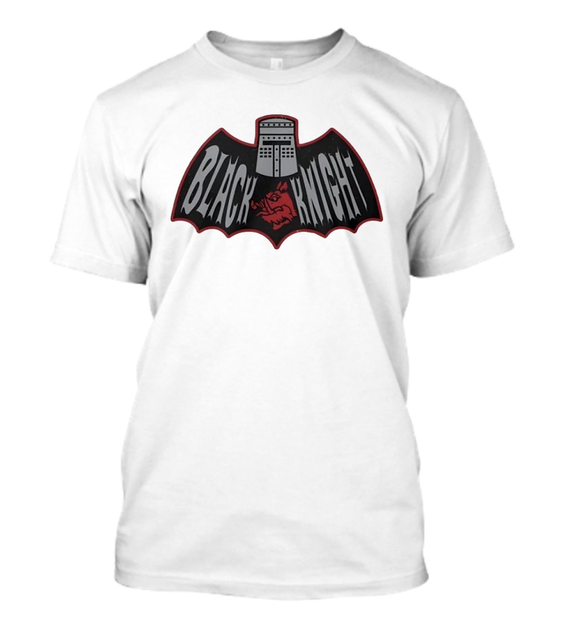 Black Knight Helmet Boar Medieval T-Shirt