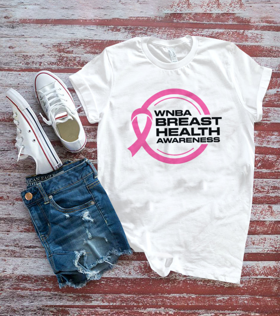 WNBA Breast Health Awareness Caitlin Clark Pink Ribbon T-Shirt