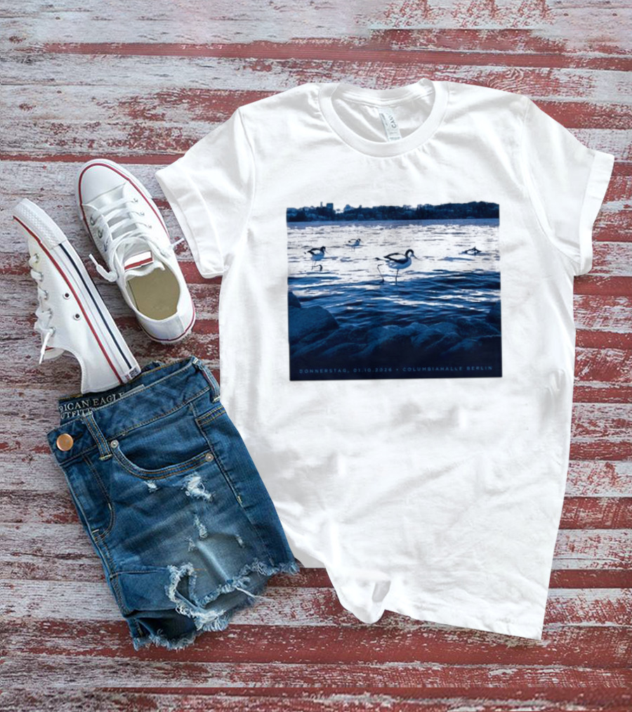 Donnerstag 01.10.2026 Columbiahhalle Berlin Death Cab For Cutie Birds By Water T-Shirt