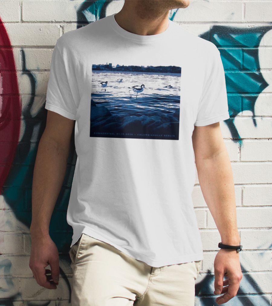 Donnerstag 01.10.2026 Columbiahhalle Berlin Death Cab For Cutie Birds By Water T-Shirt