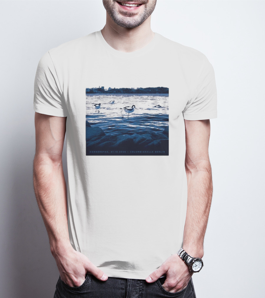 Donnerstag 01.10.2026 Columbiahhalle Berlin Death Cab For Cutie Birds By Water T-Shirt