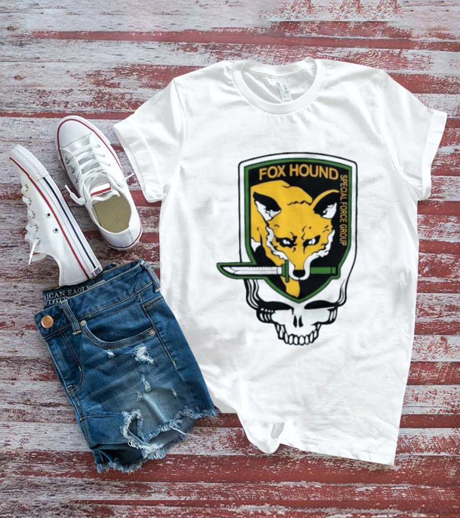 Fox Hound Special Force Group Grateful Dead Steal Your Face Patch T-Shirt