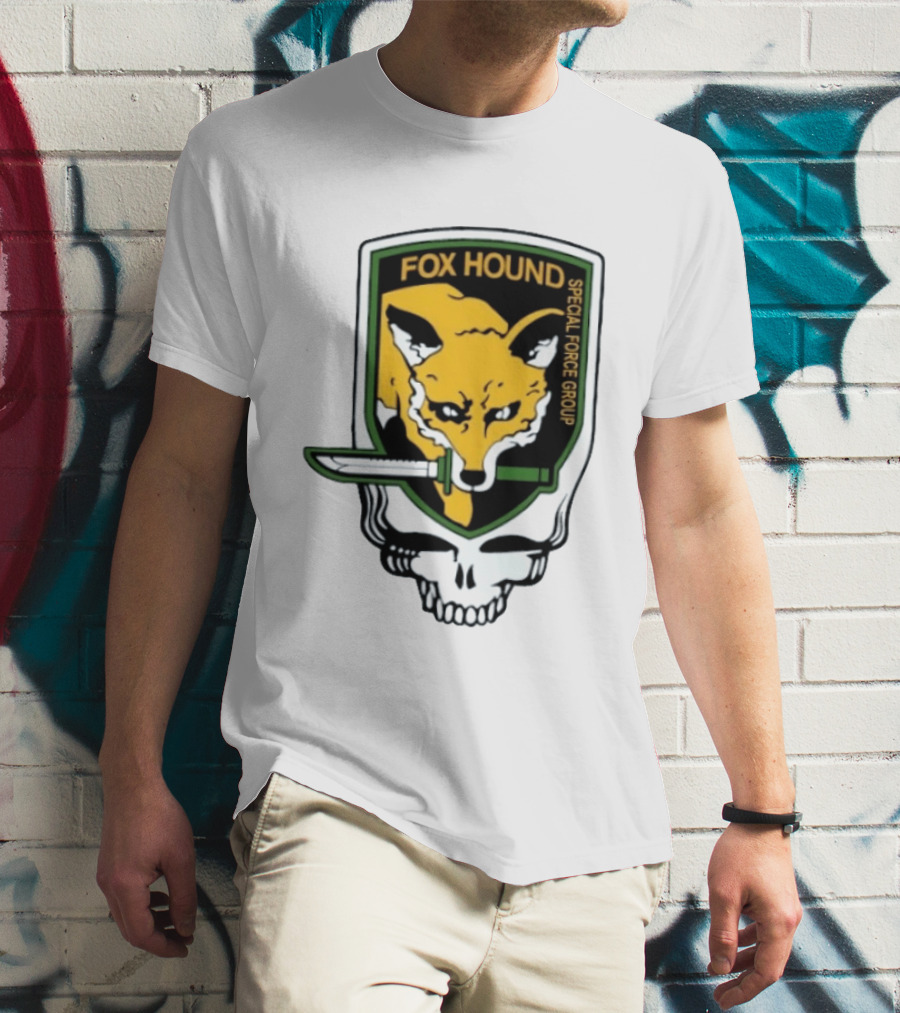 Fox Hound Special Force Group Grateful Dead Steal Your Face Patch T-Shirt