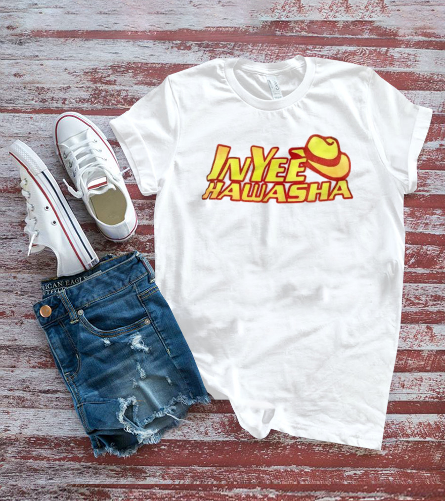 Inyee Hawasha Yellow Red Cowboy Hat T-Shirt