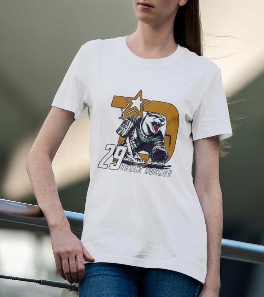 Texas Hockey Otter 29 Dallas Stars T-Shirt