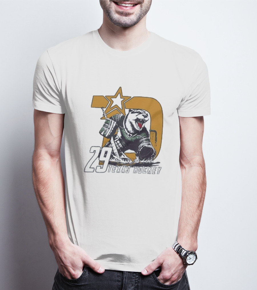 Texas Hockey Otter 29 Dallas Stars T-Shirt