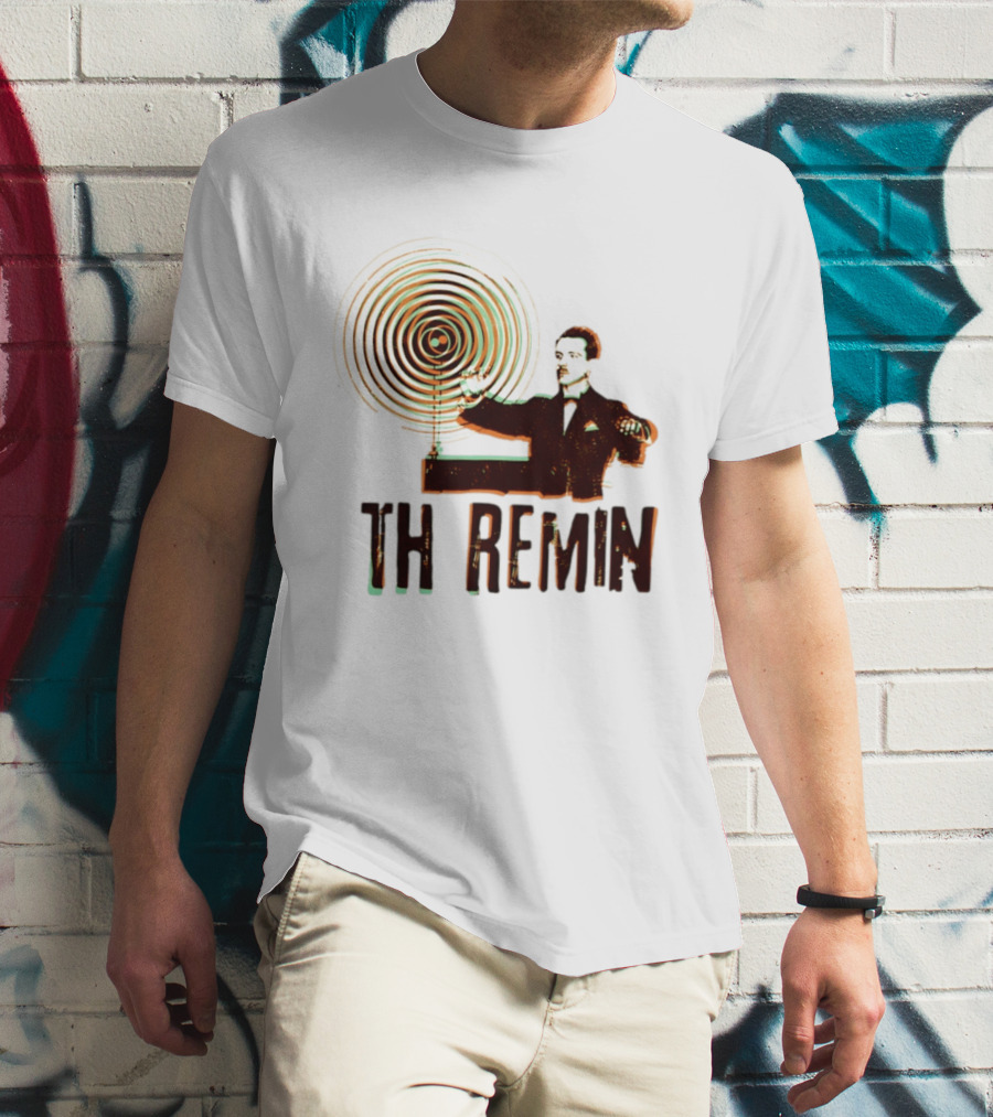 Theremin Electronic Music Leon Theremin Playing Instrument T-Shirt