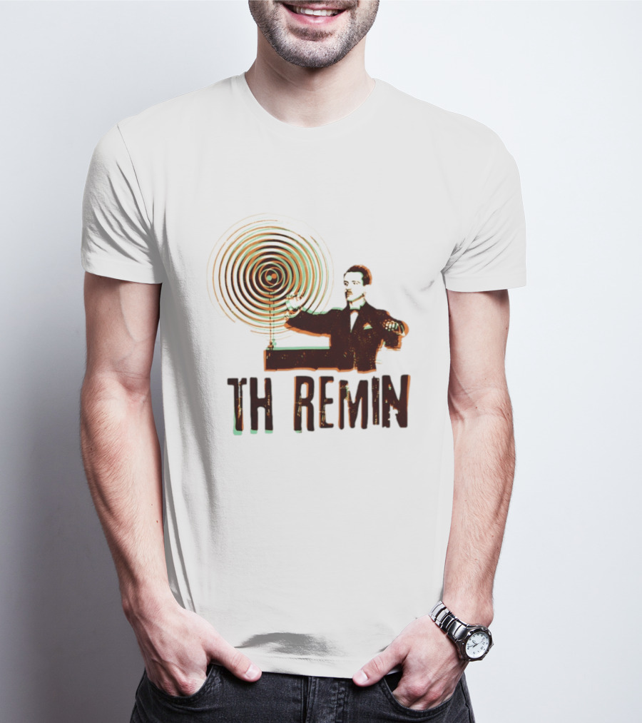 Theremin Electronic Music Leon Theremin Playing Instrument T-Shirt