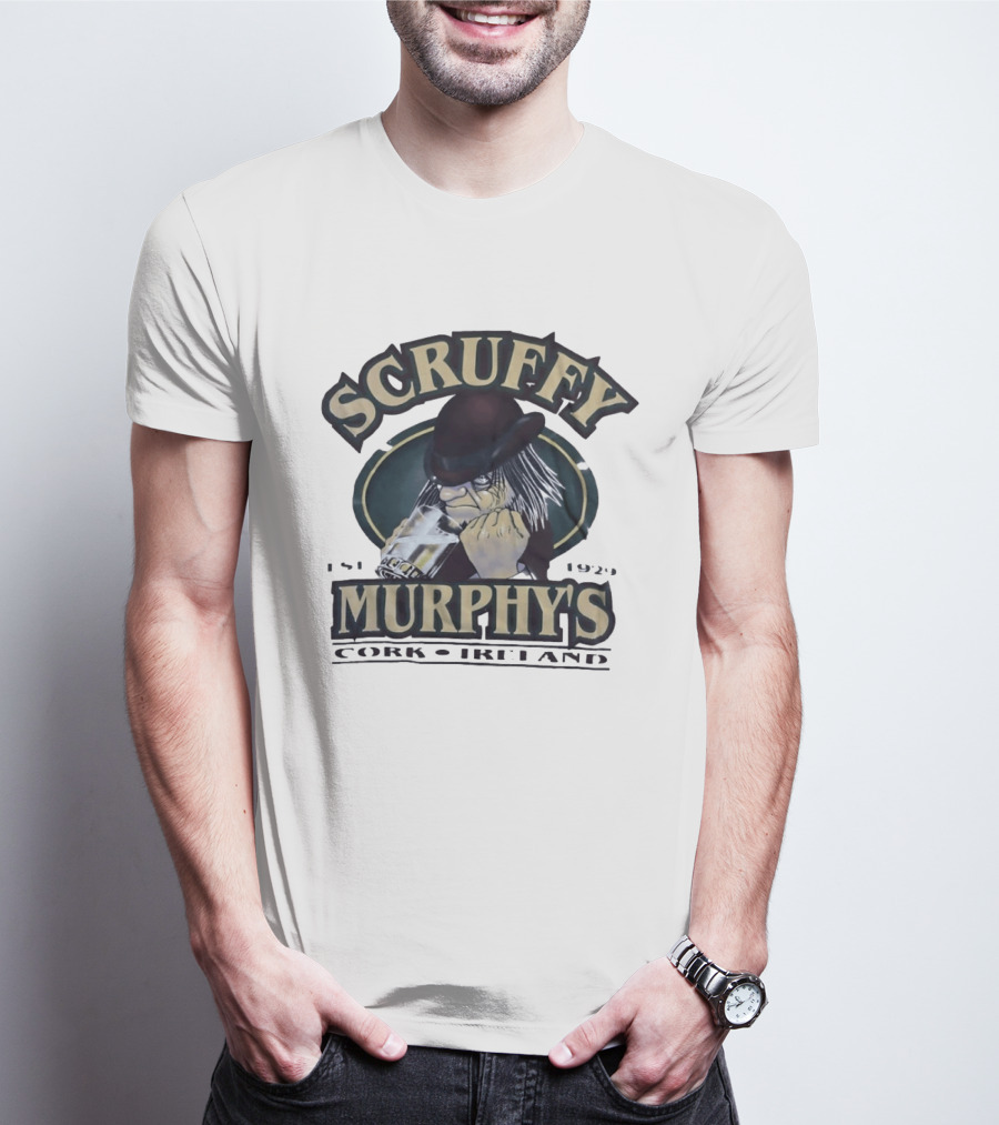 Scruffy Murphys Cork Ireland Est 1929 Irish Pub Vintage Character With Beer T-Shirt
