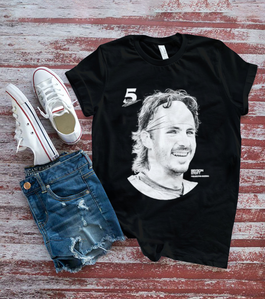 Philadelphia Baseball Bryson Stott 5 Halftone T-Shirt