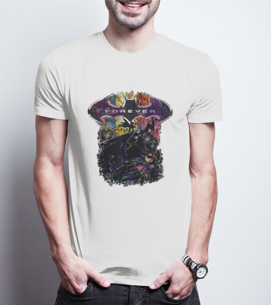 Batman Forever Gotham Robin DC Comics Superhero Action Adventure T-Shirt