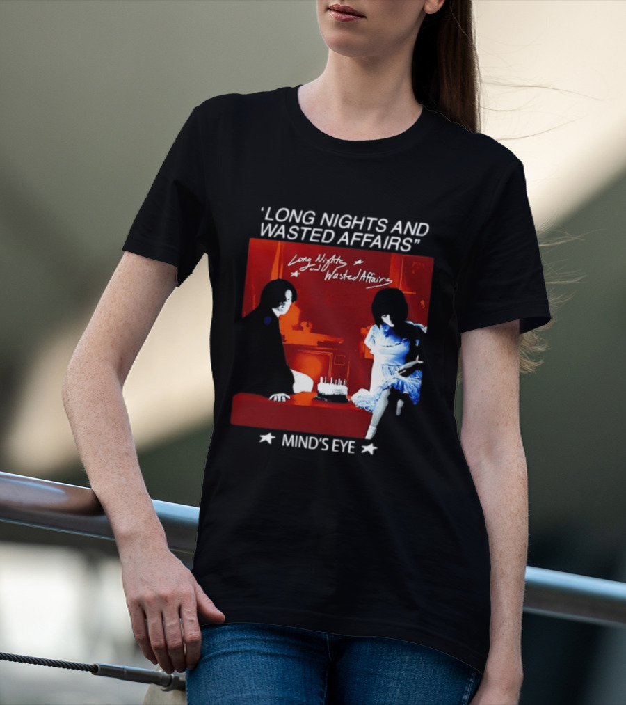 Long Nights And Wasted Affairs Mind's Eye Vintage Party Scene T-Shirt