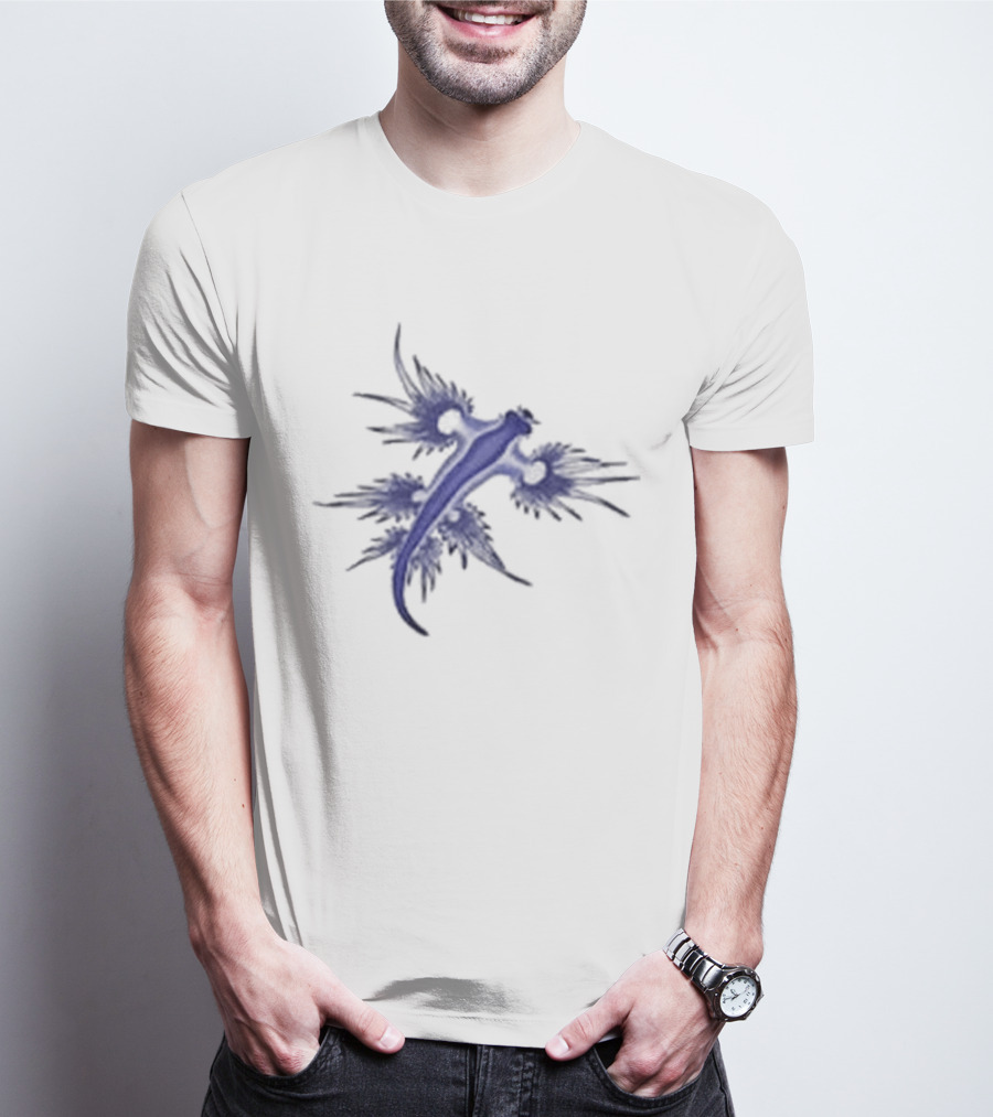 Blue Dragon Sea Slug Glaucus Atlanticus Nature Beauty T-Shirt
