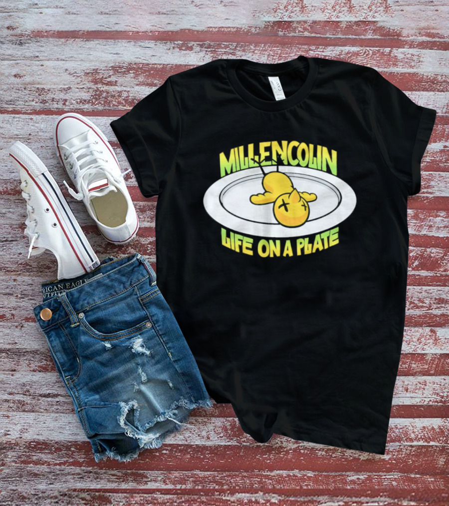 Millencolin Life On A Plate Punk Rock Album Art Yellow Duck T-Shirt