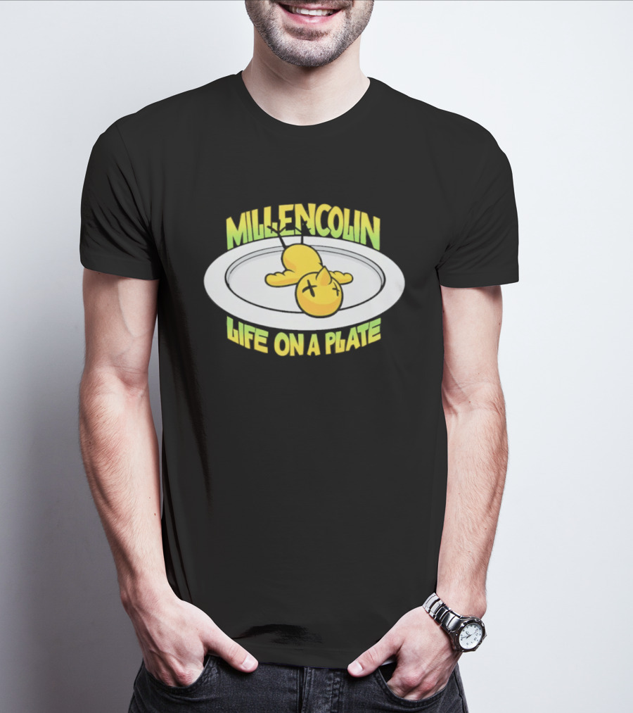 Millencolin Life On A Plate Punk Rock Album Art Yellow Duck T-Shirt
