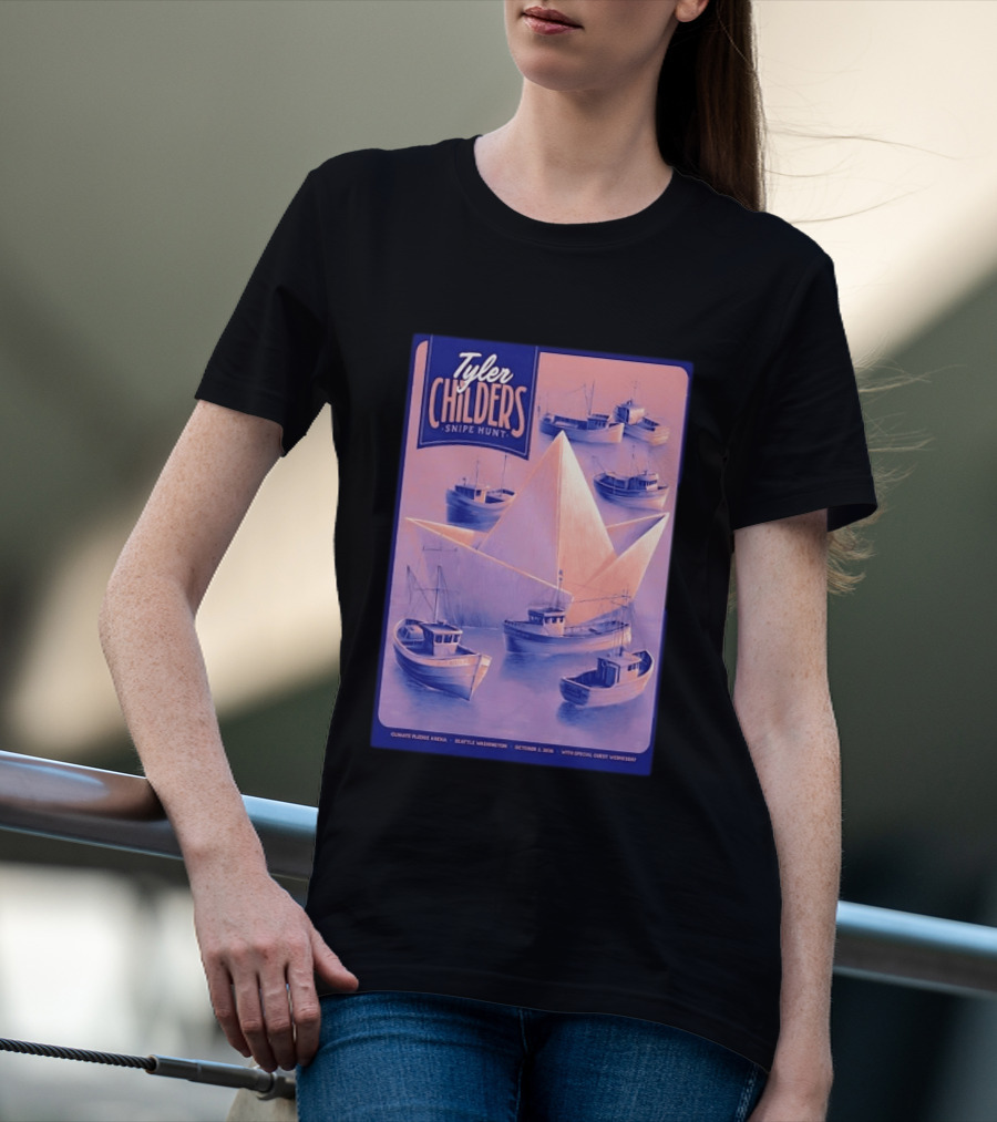 Tyler Childers Snipe Hunt Climate Pledge Arena Seattle Washington October 3 2026 With Special Guest Vermescal T-Shirt