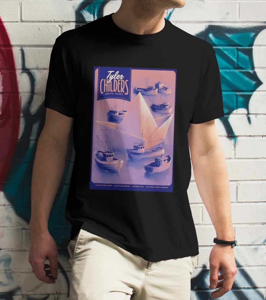 Tyler Childers Snipe Hunt Climate Pledge Arena Seattle Washington October 3 2026 With Special Guest Vermescal T-Shirt