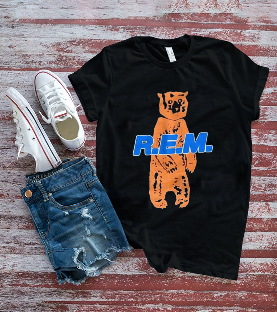 R.E.M. Bear Alternative Rock Band T-Shirt