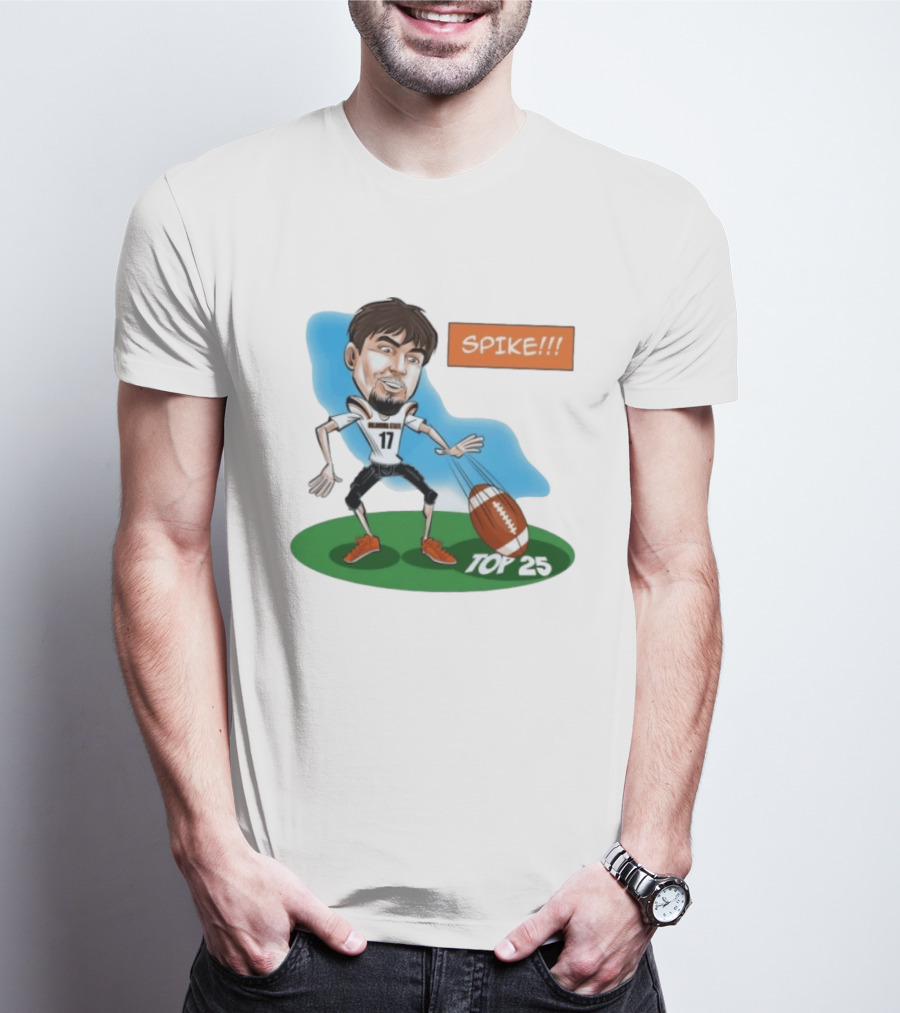 Spike Top 25 Drew Mestemaker Oklahoma State Cowboys Pokes T-Shirt