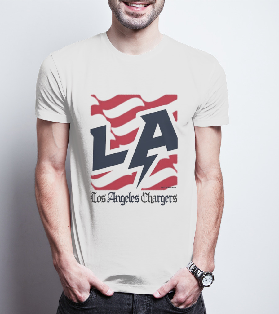 Los Angeles Chargers LA Football Bold Team Spirit T-Shirt