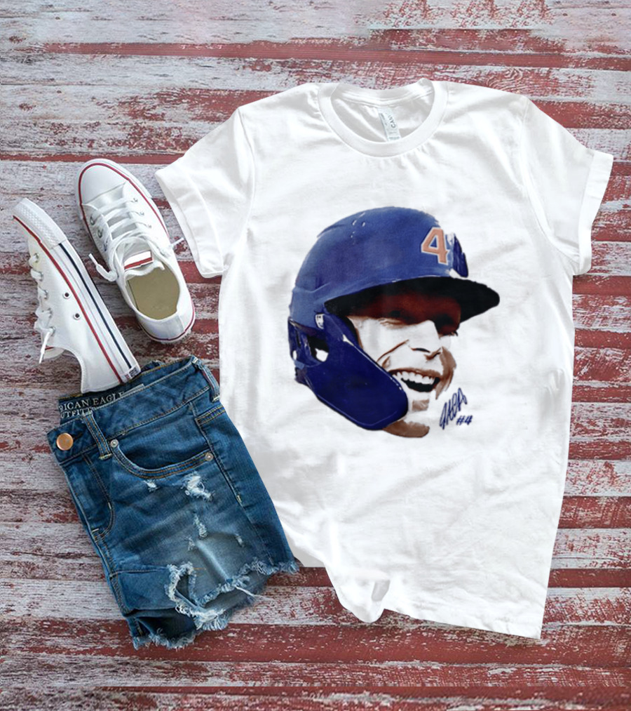 Pete Crow Armstrong Chicago Cubs Big Head Number 40 Baseball T-Shirt