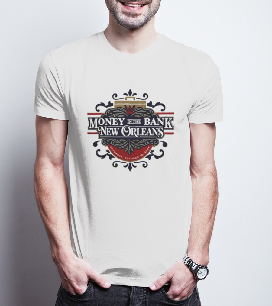 WWE Money In The Bank New Orleans 2026 ProSphere Event T-Shirt